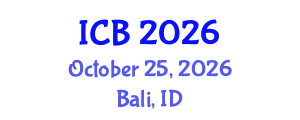 International Conference on Bioethics (ICB) October 25, 2026 - Bali, Indonesia International Conference on Bioethics (ICB) October 25, 2026 - Bali, Indonesia