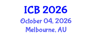 International Conference on Bioethics (ICB) October 04, 2026 - Melbourne, Australia International Conference on Bioethics (ICB) October 04, 2026 - Melbourne, Australia
