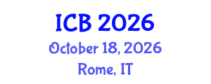 International Conference on Bioethics (ICB) October 18, 2026 - Rome, Italy International Conference on Bioethics (ICB) October 18, 2026 - Rome, Italy