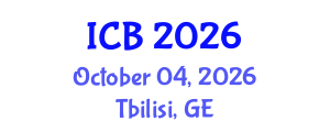 International Conference on Bioethics (ICB) October 04, 2026 - Tbilisi, Georgia International Conference on Bioethics (ICB) October 04, 2026 - Tbilisi, Georgia