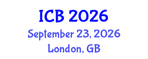 International Conference on Bioethics (ICB) September 23, 2026 - London, United Kingdom International Conference on Bioethics (ICB) September 23, 2026 - London, United Kingdom
