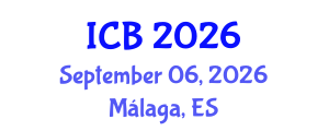 International Conference on Bioethics (ICB) September 06, 2026 - Málaga, Spain International Conference on Bioethics (ICB) September 06, 2026 - Málaga, Spain