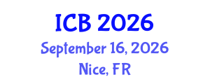 International Conference on Bioethics (ICB) September 16, 2026 - Nice, France International Conference on Bioethics (ICB) September 16, 2026 - Nice, France