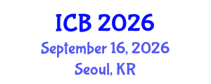 International Conference on Bioethics (ICB) September 16, 2026 - Seoul, Republic of Korea International Conference on Bioethics (ICB) September 16, 2026 - Seoul, Republic of Korea