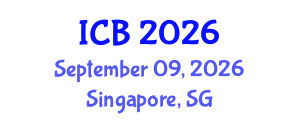 International Conference on Bioethics (ICB) September 09, 2026 - Singapore, Singapore International Conference on Bioethics (ICB) September 09, 2026 - Singapore, Singapore