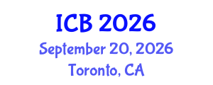International Conference on Bioethics (ICB) September 20, 2026 - Toronto, Canada International Conference on Bioethics (ICB) September 20, 2026 - Toronto, Canada