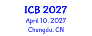 International Conference on Bioethics (ICB) April 10, 2027 - Chengdu, China International Conference on Bioethics (ICB) April 10, 2027 - Chengdu, China