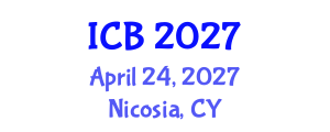 International Conference on Bioethics (ICB) April 24, 2027 - Nicosia, Cyprus International Conference on Bioethics (ICB) April 24, 2027 - Nicosia, Cyprus