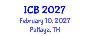International Conference on Bioethics (ICB) February 10, 2027 - Pattaya, Thailand International Conference on Bioethics (ICB) February 10, 2027 - Pattaya, Thailand