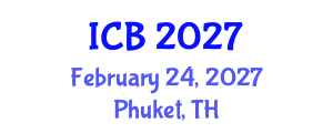 International Conference on Bioethics (ICB) February 24, 2027 - Phuket, Thailand International Conference on Bioethics (ICB) February 24, 2027 - Phuket, Thailand