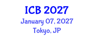 International Conference on Bioethics (ICB) January 07, 2027 - Tokyo, Japan International Conference on Bioethics (ICB) January 07, 2027 - Tokyo, Japan