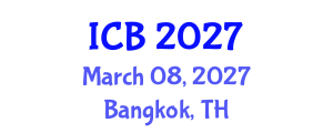 International Conference on Bioethics (ICB) March 08, 2027 - Bangkok, Thailand