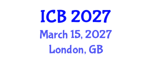 International Conference on Bioethics (ICB) March 15, 2027 - London, United Kingdom