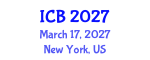 International Conference on Bioethics (ICB) March 17, 2027 - New York, United States