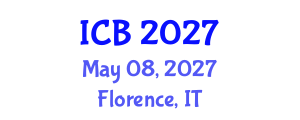 International Conference on Bioethics (ICB) May 08, 2027 - Florence, Italy International Conference on Bioethics (ICB) May 08, 2027 - Florence, Italy