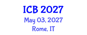 International Conference on Bioethics (ICB) May 03, 2027 - Rome, Italy International Conference on Bioethics (ICB) May 03, 2027 - Rome, Italy