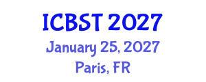 International Conference on Biogas Science and Technology (ICBST) January 25, 2027 - Paris, France International Conference on Biogas Science and Technology (ICBST) January 25, 2027 - Paris, France