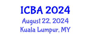 International Conference on Biography and Autobiography (ICBA) August 22, 2024 - Kuala Lumpur, Malaysia