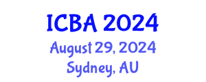 International Conference on Biography and Autobiography (ICBA) August 29, 2024 - Sydney, Australia