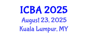 International Conference on Biography and Autobiography (ICBA) August 23, 2025 - Kuala Lumpur, Malaysia