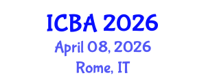 International Conference on Biography and Autobiography (ICBA) April 08, 2026 - Rome, Italy