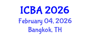 International Conference on Biography and Autobiography (ICBA) February 04, 2026 - Bangkok, Thailand