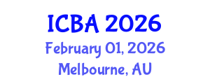 International Conference on Biography and Autobiography (ICBA) February 01, 2026 - Melbourne, Australia