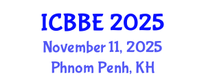 International Conference on Bioinformatics and Biochemical Engineering (ICBBE) November 11, 2025 - Phnom Penh, Cambodia