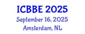 International Conference on Bioinformatics and Biochemical Engineering (ICBBE) September 16, 2025 - Amsterdam, Netherlands