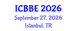 International Conference on Bioinformatics and Biochemical Engineering (ICBBE) September 27, 2026 - Istanbul, Turkey