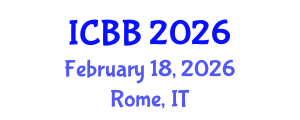 International Conference on Bioinformatics and Bioengineering (ICBB) February 18, 2026 - Rome, Italy