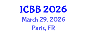 International Conference on Bioinformatics and Bioengineering (ICBB) March 29, 2026 - Paris, France