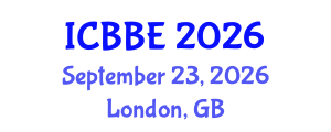 International Conference on Bioinformatics and Biological Engineering (ICBBE) September 23, 2026 - London, United Kingdom