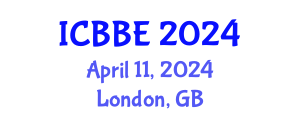 International Conference on Bioinformatics and Biomedical Engineering (ICBBE) April 11, 2024 - London, United Kingdom