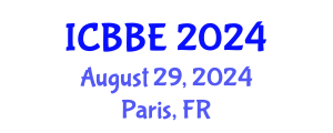 International Conference on Bioinformatics and Biomedical Engineering (ICBBE) August 29, 2024 - Paris, France
