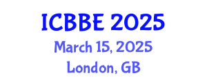 International Conference on Bioinformatics and Biomedical Engineering (ICBBE) March 15, 2025 - London, United Kingdom