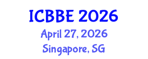 International Conference on Bioinformatics and Biomedical Engineering (ICBBE) April 27, 2026 - Singapore, Singapore International Conference on Bioinformatics and Biomedical Engineering (ICBBE) April 27, 2026 - Singapore, Singapore