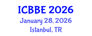 International Conference on Bioinformatics and Biomedical Engineering (ICBBE) January 28, 2026 - Istanbul, Turkey