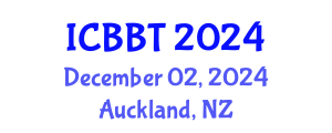International Conference on Bioinformatics and Biomedical Technology (ICBBT) December 02, 2024 - Auckland, New Zealand
