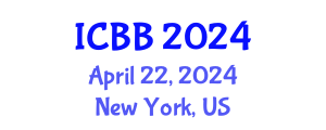 International Conference on Bioinformatics and Biomedicine (ICBB) April 22, 2024 - New York, United States