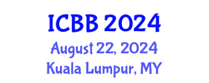 International Conference on Bioinformatics and Biomedicine (ICBB) August 22, 2024 - Kuala Lumpur, Malaysia