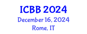International Conference on Bioinformatics and Biomedicine (ICBB) December 16, 2024 - Rome, Italy