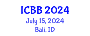 International Conference on Bioinformatics and Biomedicine (ICBB) July 15, 2024 - Bali, Indonesia