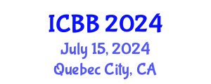 International Conference on Bioinformatics and Biomedicine (ICBB) July 15, 2024 - Quebec City, Canada