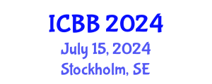International Conference on Bioinformatics and Biomedicine (ICBB) July 15, 2024 - Stockholm, Sweden