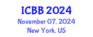International Conference on Bioinformatics and Biomedicine (ICBB) November 07, 2024 - New York, United States