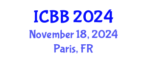 International Conference on Bioinformatics and Biomedicine (ICBB) November 18, 2024 - Paris, France