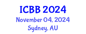 International Conference on Bioinformatics and Biomedicine (ICBB) November 04, 2024 - Sydney, Australia