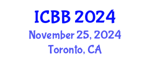 International Conference on Bioinformatics and Biomedicine (ICBB) November 25, 2024 - Toronto, Canada