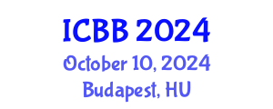 International Conference on Bioinformatics and Biomedicine (ICBB) October 10, 2024 - Budapest, Hungary